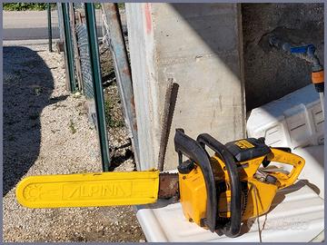 Motosega Alpina: controllo