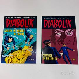 Fumetti Diabolik - Anno XXIV - N.13/14