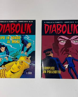 Fumetti Diabolik - Anno XXIV - N.13/14
