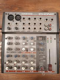 Phonic AM240D - mixer con effetti
