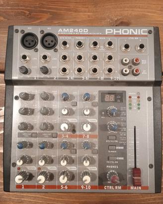 Phonic AM240D - mixer con effetti