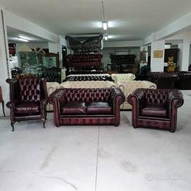 Set chesterfield originale inglese...chester nuovi