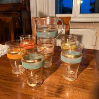 Set bicchieri bibita con caraffa