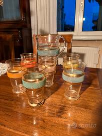 Set bicchieri bibita con caraffa