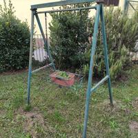 Altalena da giardino in ferro / fioriera