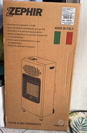 Stufa a gas ZEPHIR ZGS3130 4.2 kW NUOVA