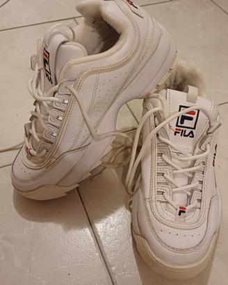 sneaker donna marca Fila Disruptor colore biamc .5