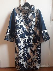 cappotto da cerimonia blu/argento tg.46