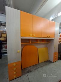 Cameretta a ponte con doppio letto 