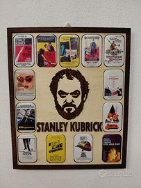 Quadro in legno Stanley Kubrick
