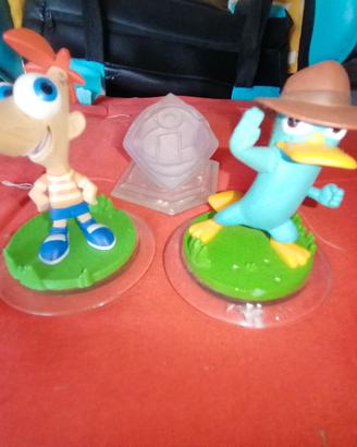 Agent P + Phineas  mondo cristallo Disney infinity