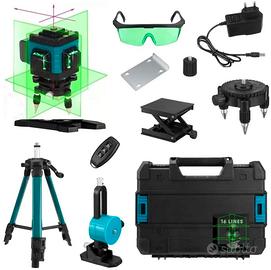 Livella Laser 4D 16 Linee Autolivellante  2 Batter