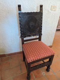 Sedia stile medioevale