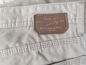 pantaloni uomo Cotton & Silk 
