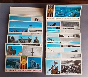 CARTOLINE MOSCA LENINGRADO VILNIUS  ANNI '70