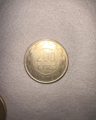 Moneta 200 lire 1978