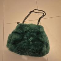 Borsa pelosa verde Sodini