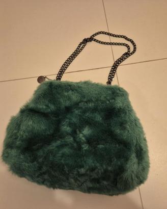Borsa pelosa verde Sodini