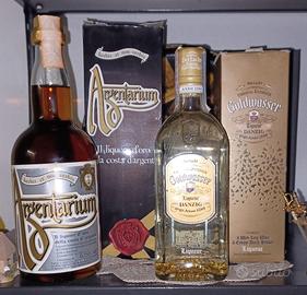 LIQUORI ARGENTARIUM MONACI E GOLDWASSER LIQUORE
