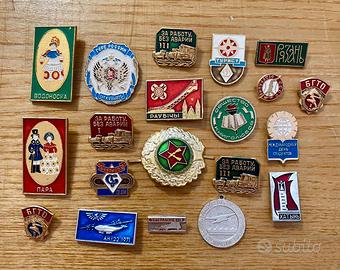 distintivi sovietici da collezione (URSS/CCCP