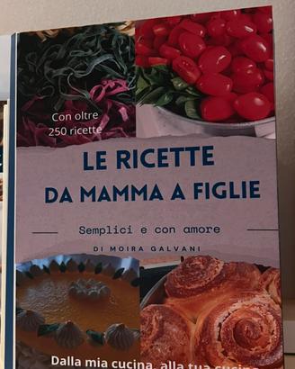 Ricettario di 489 pagine e 250 ricette