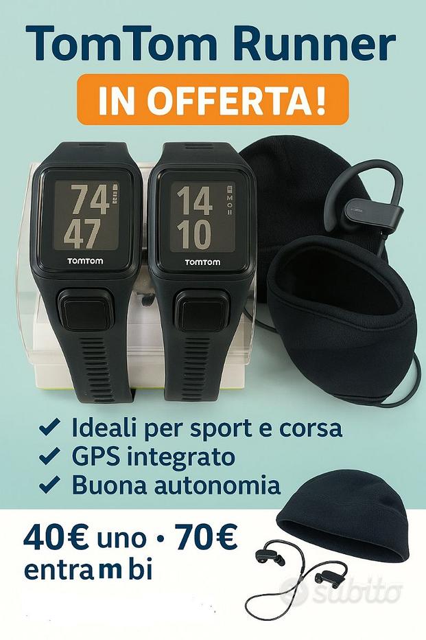 Tomtom Spark Orologio Cardio Gps Per Bici Cardio Tomtom Cinturino