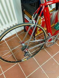 Bici corsa epoca ristrutturata record campagnolo