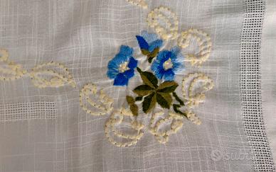 Tovaglia/centrotavola cm 90x90 vintage in lino
