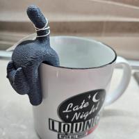 gatto per tazza per  infusi in 3D colore a scelta 