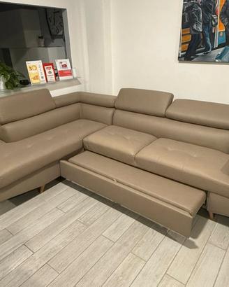 DIVANO ANGOLARE LETTO 300X200 ANTIMACCHIA 