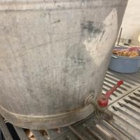 Vaso mastello lamiera zincata