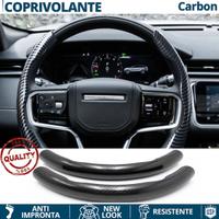 COPRIVOLANTE per LAND ROVER Effetto FIBRA CARBONIO