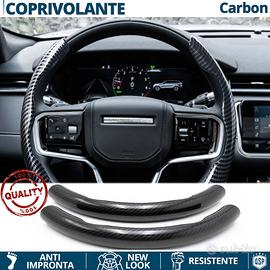 COPRIVOLANTE per LAND ROVER Effetto FIBRA CARBONIO