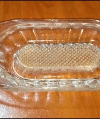 GRATTUGGIA FRUTTA IN VETRO ANNI 70 VINTAGE RETRÒ