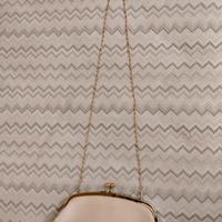 Pochette donna crema/ oro