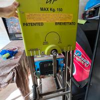 Carrello alza flipper pinball