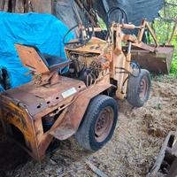 Mini pala gommata Baraldi 4RM e retroescavatore