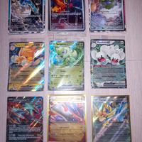 Lotto di 9 Carte Pokemon Ita Holo Promo Full Art