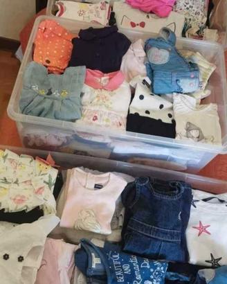 abbigliamento bimba 1-6 mesi 