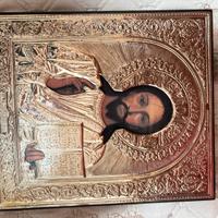 Quadro religioso placcato argento