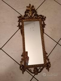 specchio rettangolare rococò 