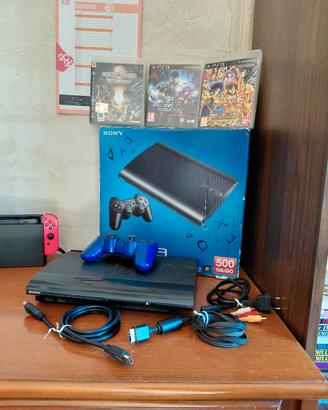 Bundle PlayStation 3 Super Slim (500GB) + Giochi