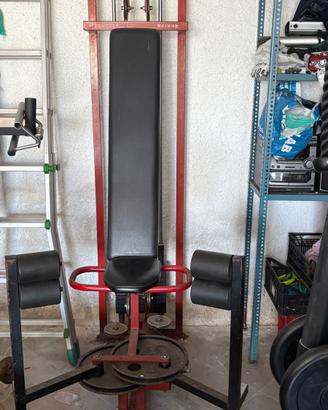 Macchinario per adduttori e pressa gambe.