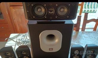 Home theater JBL 5.1 surraund con sub woofer Ampli  			