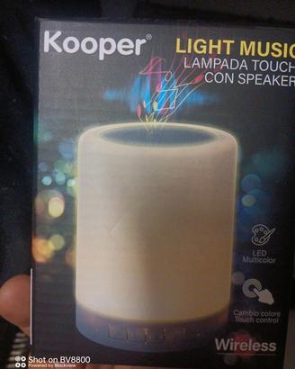 Kooper cassa musicale Bluetooth impermeabile lumin