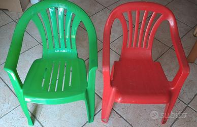 Set 2 Sedie/seggioline per Bambini