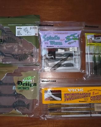 Lotto buste softbait bassfishing 
