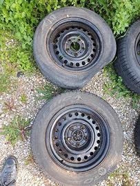 Cerchio in ferro 6 1/2 j'' 15'' et43 per bmw e36
