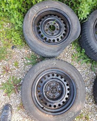 Cerchio in ferro 6 1/2 j'' 15'' et43 per bmw e36
