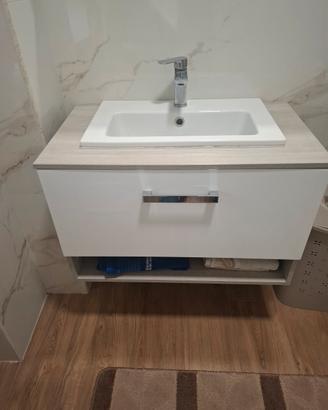 Mobile bagno moderno sospeso con lavabo - Ottime C